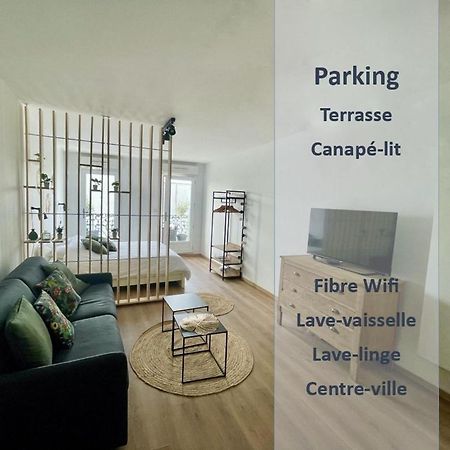 Alp Chartres - Grand Studio Avec Terrasse Et Parking Exterior photo