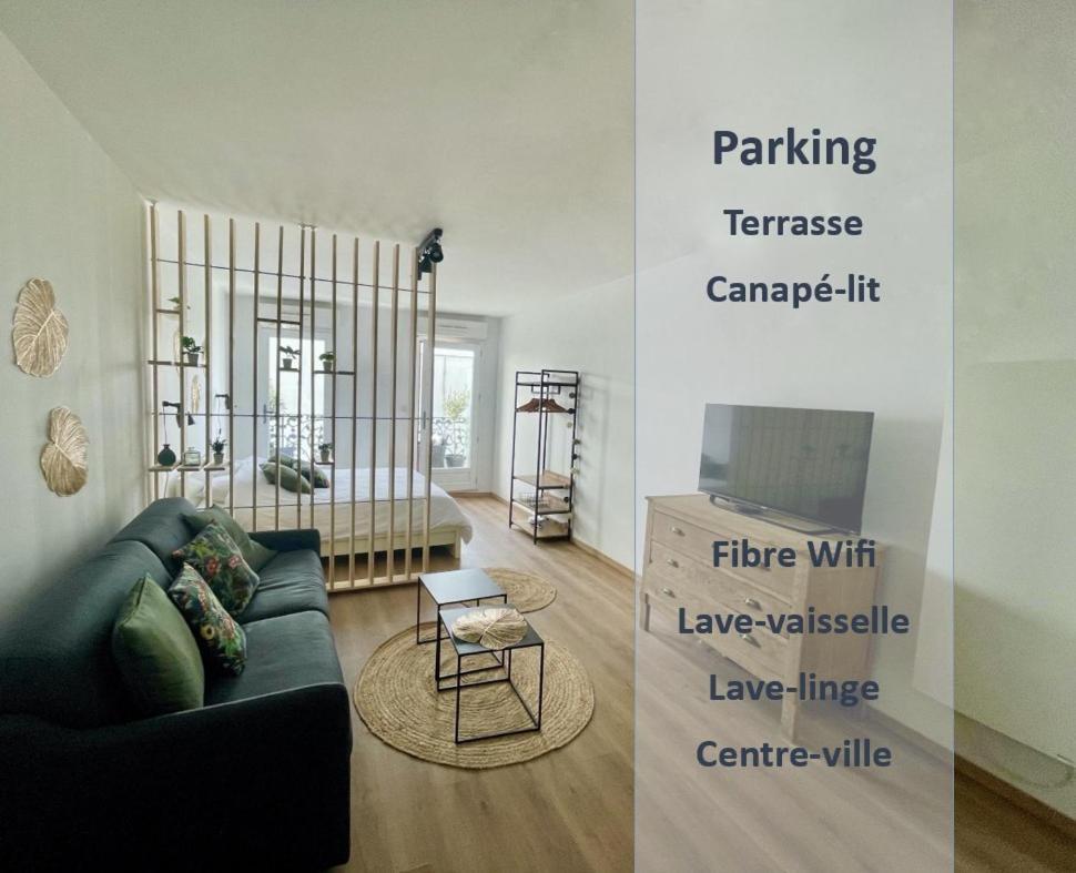 Alp Chartres - Grand Studio Avec Terrasse Et Parking Exterior photo